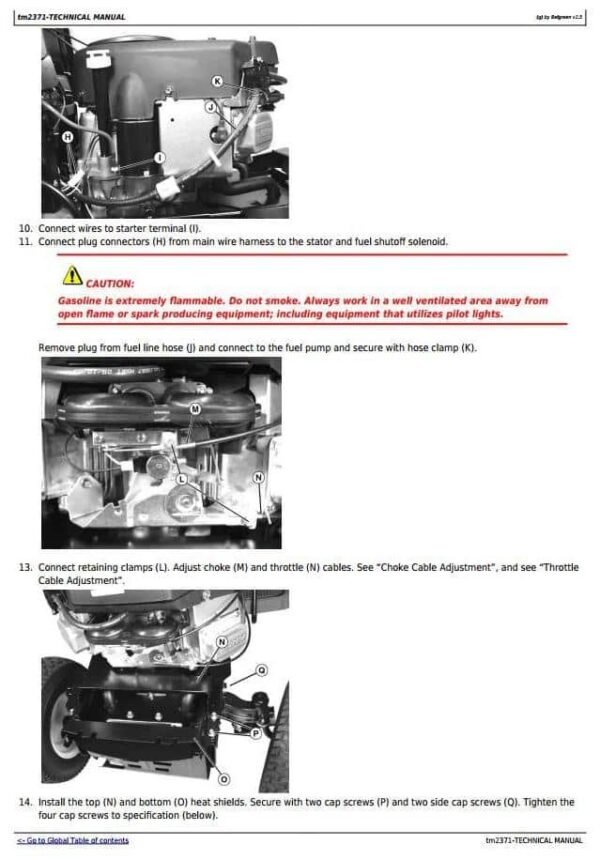 John Deere LA100 LA110 LA120 Service Repair Manual