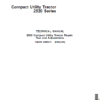 1-16 John Deere 2520 Compact Utility Tractor Repair Technical Manual