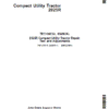 1-19 (2) John Deere 2025R Compact Utility Tractor Repair Technical Manual (S.N 010001-)