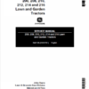 John Deere 200 214 216 Lawn Garden Service Manual John Deere 200 214 216 Lawn Garden Service Manual