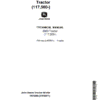 1-63 John Deere 2020 Tractor Technical Manual (SN. from 117500 -)