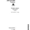 1-66 (1) John Deere 2440, 2640 Tractors Repair Technical Manual