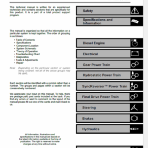 John Deere John Deere 4200, 4300, 4400 Compact Utility Repair Manual