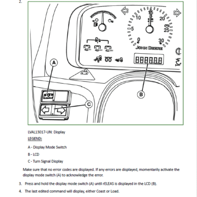 John Deere 4120, 4320 Compact Utility Tractors Technical Manual