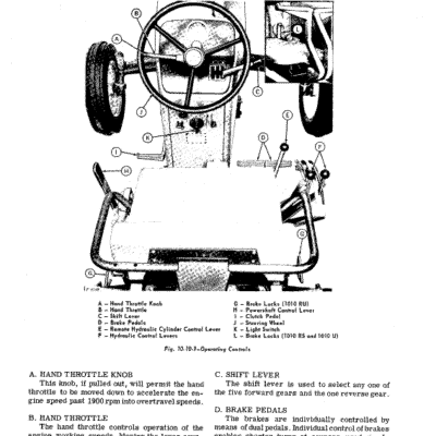 John Deere 1010 RS 1010 R Tractors Technical Manual