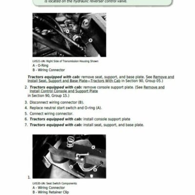 John Deere 5200, 5300, 5400, 5500 Tractors Repair Technical Manual