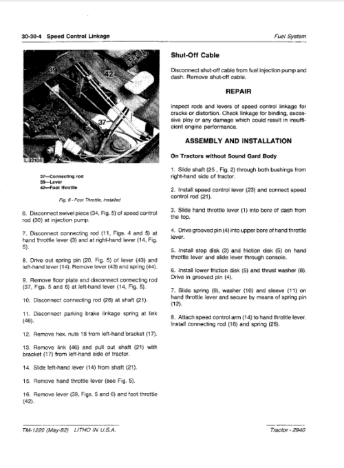 John Deere 2940 Tractor Repair Technical Manual