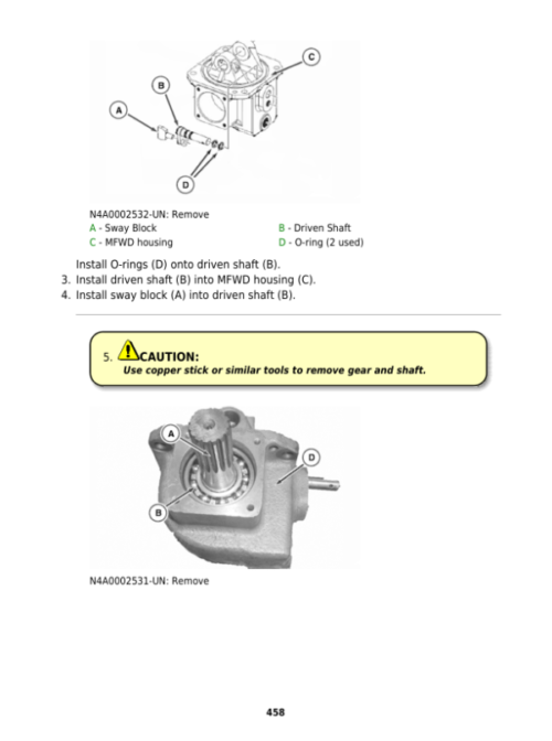 John Deere 5055B 700 704 Tractors Repair Manual