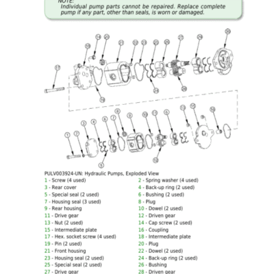 John Deere 5070M 5100M Tractors Repair Technical Manual