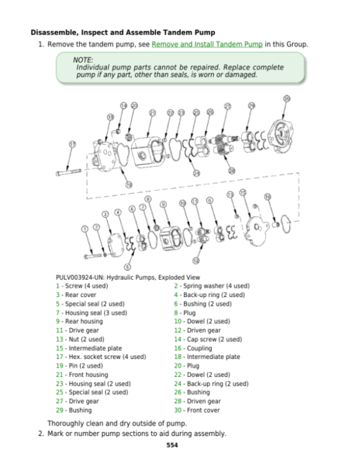 John Deere 5070M 5100M Tractors Repair Technical Manual