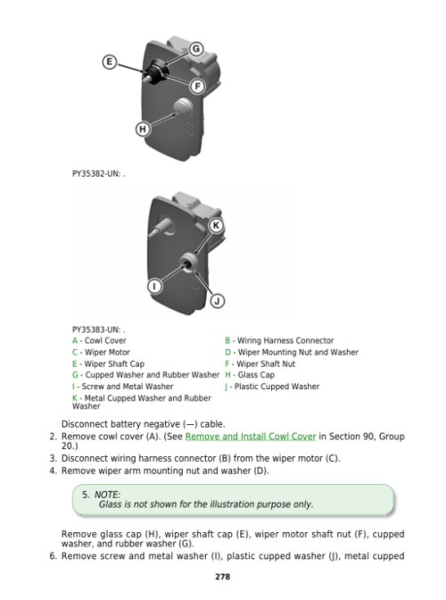 John Deere 5075M, 5090M, 5100M, 5100MH, 5115M (FT4 and Stage V) Tractors Repair Manual (EU)
