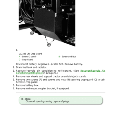 John Deere 5210, 5310, 5410, 5510 Tractors Service Repair Manual