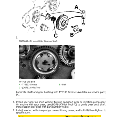 John Deere 5310 5075E 5405 Tractors Repair Manual