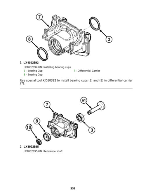 John Deere 5415, 5615, 5715 Tractors Repair Manual