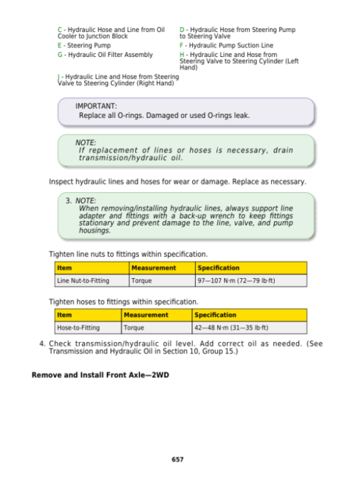 John Deere 5076E 5076EL 5082E 5090E 5090EL, 5090EH Tractors Repair Manual