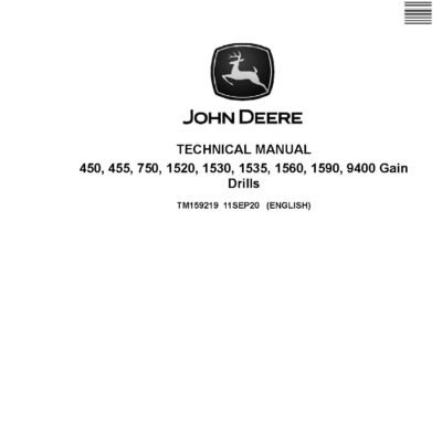John Deere 1520 Utility Tractor Repair Technical Manual