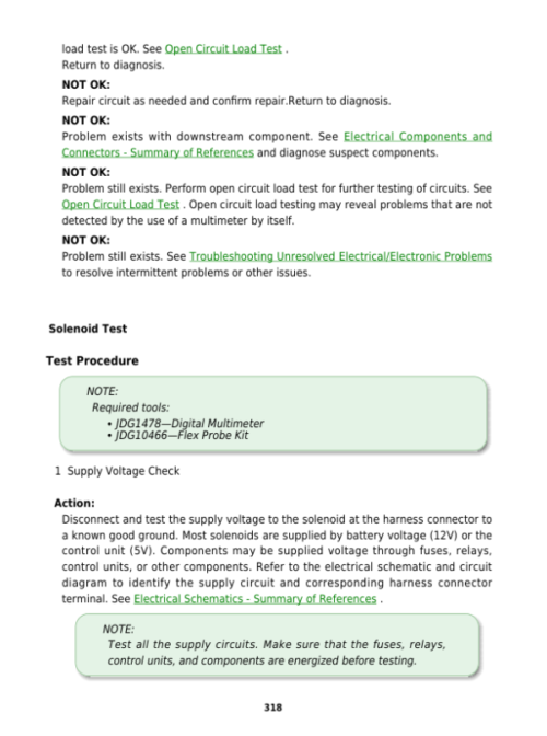 John Deere 3025D 3043D Tractors Technical Manual