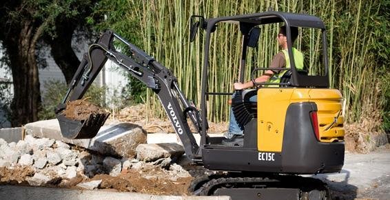 Volvo EC15C Compact Excavator Workshop Service Manual