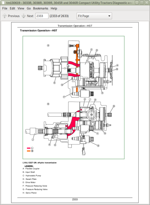 John Deere 3033R, 3039R, 3046R Compact Utility Tractors Repair Manual