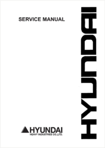 Hyundai Crawler Excavator Robex 55-7 R55-7 Operating Manual 