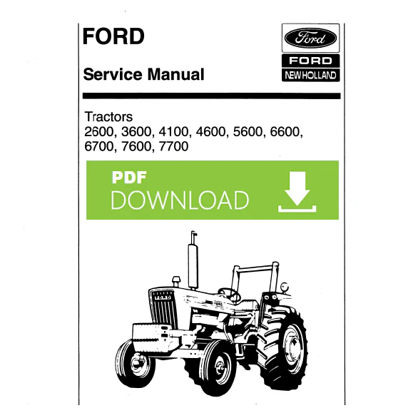Ford New Holland 6700 Tractor Service Repair and Workshop Manual Ford New Holland 6700 Tractor Service Repair and Workshop Manual