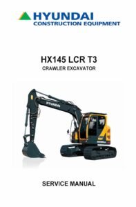 Hyundai Hx145lcr Crawler Excavator Service Repair Manual
