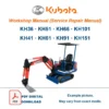 Kubota KH 51 Excavator Repair Service Manual