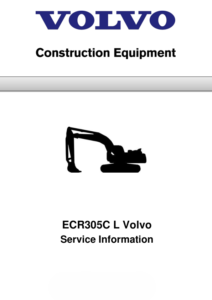 Volvo ECR305C L Excavator Service and Repair Manual