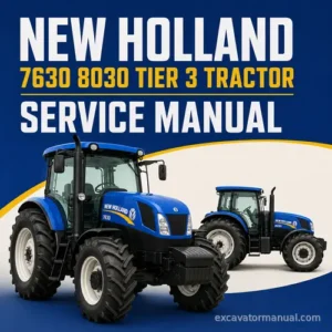 new holland 7630 8030 tier 3 tractor service manual