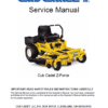Cub Cadet Z-FORCE Series (2003-2006) Service Manual Cub Cadet Z-FORCE Series (2003-2006) Service Manual