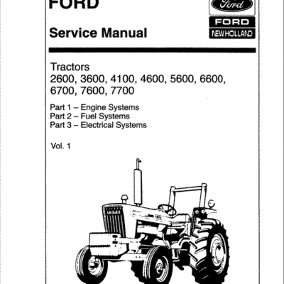Ford CM224, CM274 Mowers Service Manual