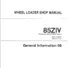 Kawasaki 85ZIV Wheel Loader Repair Service Manual