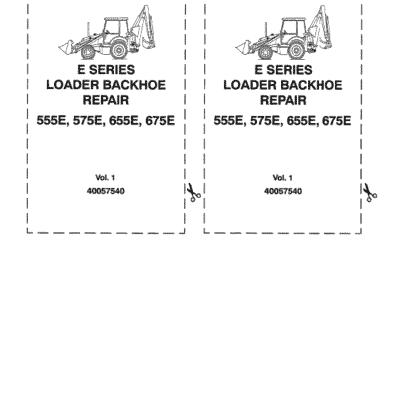 Ford New Holland 555E, 575E, 655E, 675E Backhoe Loader Service Manual