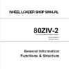Kawasaki 80ZIV-2 Wheel Loader Repair Service Manual