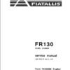 Fiatallis FR130 Wheel Loader Repair Service Manual
