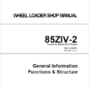 Kawasaki 85ZIV-2 Wheel Loader Repair Service Manual