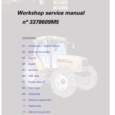 Challenger MT425B, MT445B, MT455B Tractor Service Manual