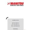 Manitou MHT 10180 129M ST4 S1, MHT-X 10180 129M ST3A S1 Telehandler Repair Manual Manitou MHT 10180 129M ST4 S1, MHT-X 10180 129M ST3A S1 Telehandler Repair Manual