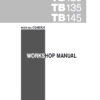 Takeuchi TB125, TB135 and TB145 Excavator Service Manual Takeuchi TB125, TB135 and TB145 Excavator Service Manual