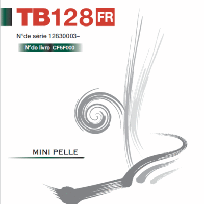 Takeuchi TB128 Compact Excavator Service Manual