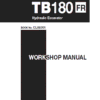 Takeuchi TB180 Compact Excavator Service Manual