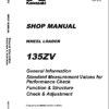Kawasaki 135ZV Wheel Loader Repair Service Manual Kawasaki 135ZV Wheel Loader Repair Service Manual