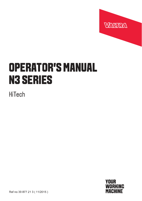 Valtra N93H5, N103H5 Tractor Service Repair Manual Valtra N93H5, N103H5 Tractor Service Repair Manual