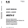 Kawasaki 65ZV-2, 65TMV-2 Wheel Loader Service Manual Kawasaki 65ZV-2, 65TMV-2 Wheel Loader Service Manual