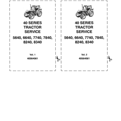 Ford 7840, 8240, 8340 Tractor Service Manual