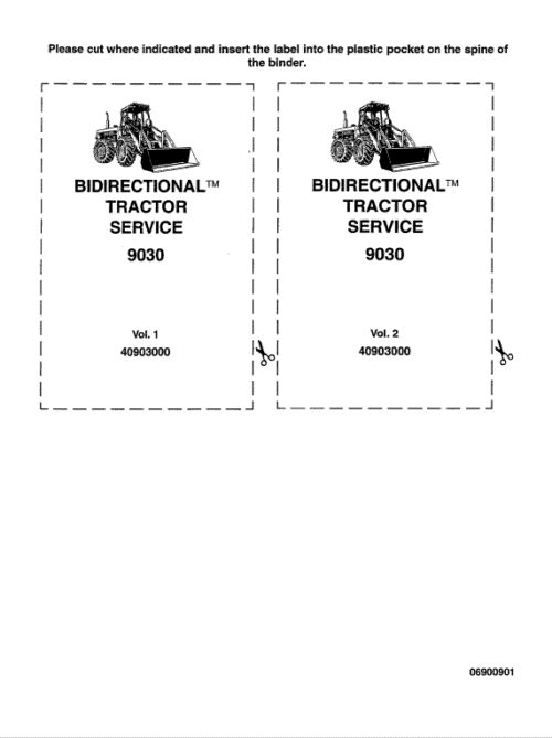 Ford Versatile 9030 Tractor Service Manual