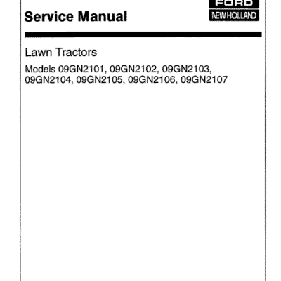 Ford LT8, LT11 Mower Tractor Service Manual