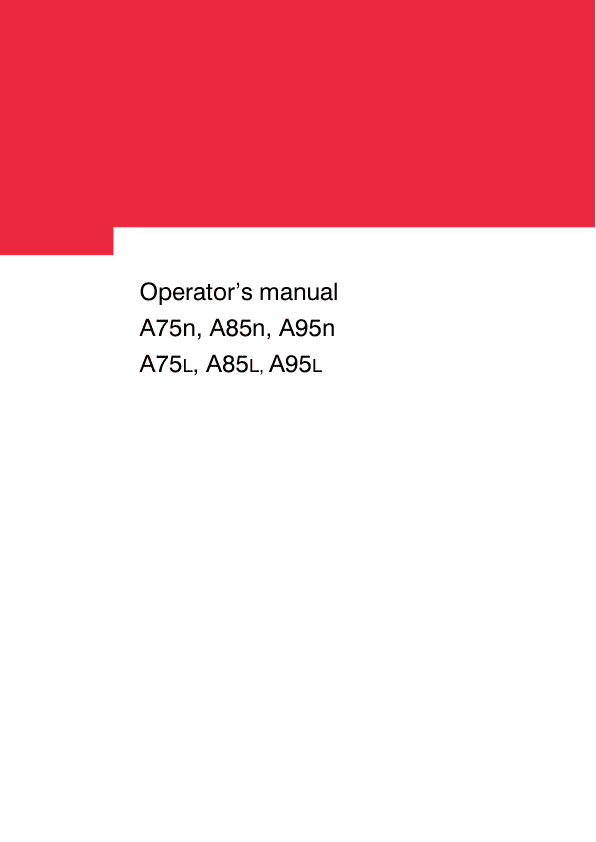 Valtra A75n, A85n, A95n Tractors Service Repair Manual Valtra A75n, A85n, A95n Tractors Service Repair Manual