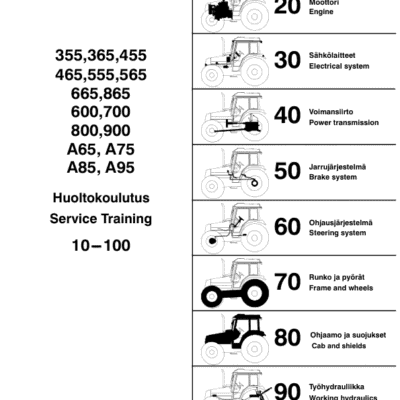 Valtra A75, A85, A95 Tractors Service Repair Manual