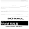 Kawasaki 115ZIII Wheel Loader Service Manual